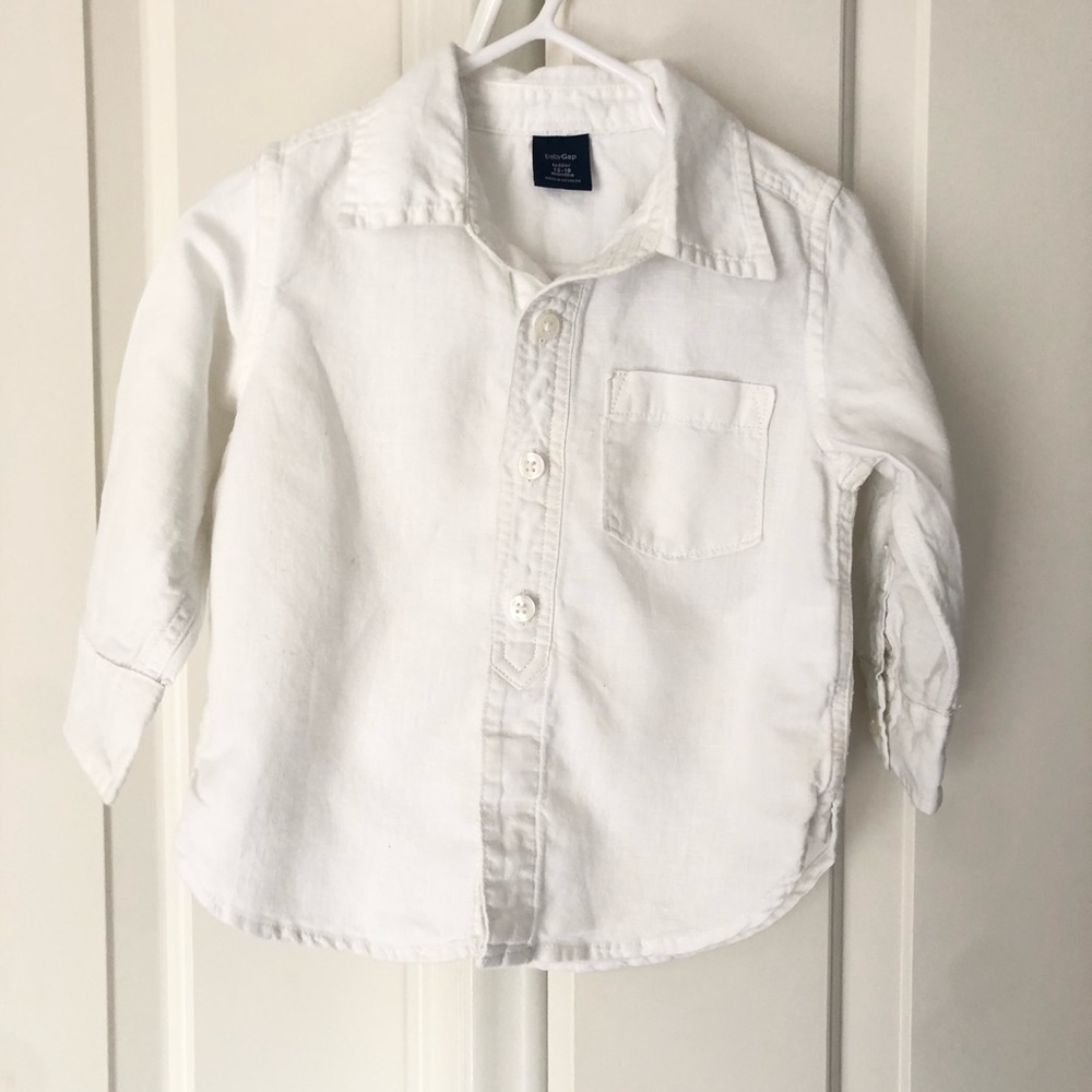 BabyGab 👔 Toddler Convertible Linen Shirt